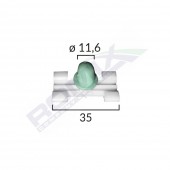 ELEMENT FIXARE BANDOURI LATERALE PENTRU BMW 3 E46 SET 10 BUC
