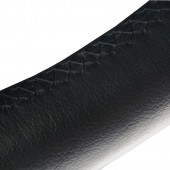 HUSA VOLAN CU SNUR PIELE NATURALA NEGRU 39-40 cm