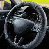 HUSA VOLAN PIELE NATURALA PERFORATA GRI 37-39 CM MEGA DRIVE