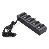 INCARCATOR AUTO PNI LIGHTER 04 CU 4 IESIRI BRICHETA 12V/24V SI 2 IESIRI USB (1A), INDICATOR LED