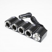 INCARCATOR AUTO PNI LIGHTER 04 CU 4 IESIRI BRICHETA 12V/24V SI 2 IESIRI USB (1A), INDICATOR LED