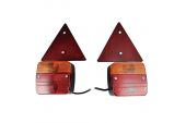 KIT MAGNETIC LAMPI REMORCA CU CABLU LUNG DE 7M. CABLU INTRE LAMP JBM