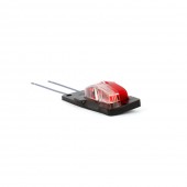LAMPA GABARIT 33 PO3, 12V-24V, POZITIE ALB / ROSU WAS
