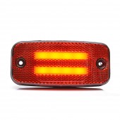 LAMPA GABARIT LED 1139 W158, 12V-24V, POZITIE ROSU WAS