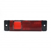 LAMPA GABARIT LED 1236 W45NS, 12V-24V, POZITIE ROSU WAS