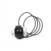 LAMPA GABARIT LED 125 W23, 12V-24V, POZITIE ALB / ROSU WAS