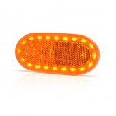 LAMPA GABARIT LED 1386 W197, 12V-24V, POZITIE PORTOCALIU WAS