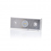 LAMPA GABARIT LED 1414 W201, 12V-24V, POZITIE ALB WAS