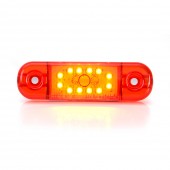 LAMPA GABARIT LED 715 W97.3, 12V-24V, POZITIE ROSU WAS
