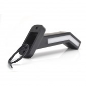 LAMPA GABARIT LED CU BRAT 1165L W168.1, 12V-24V, POZITIE ALB / ROSU / PORTOCALIU STANGA WAS