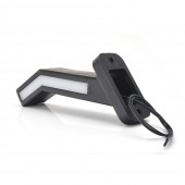 LAMPA GABARIT LED CU BRAT 1165P W168.1, 12V-24V, POZITIE ALB / ROSU / PORTOCALIU DREAPTA WAS
