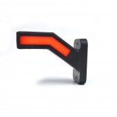 LAMPA GABARIT LED CU BRAT 1167L W168.2, 12V-24V, POZITIE ALB / ROSU / PORTOCALIU STANGA WAS