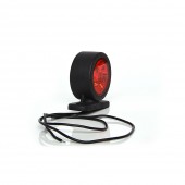 LAMPA GABARIT LED CU BRAT 883 W56STAR, 12V-24V, POZITIE ALB / ROSU WAS