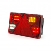 LAMPA MULTIFUNCTIONALA SPATE DREAPTA LED 392 W70dP, 12V-24V, 6 FUNCTII WAS