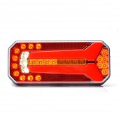 LAMPA MULTIFUNCTIONALA SPATE LED DINAMIC 1123 DD L/P C W150DD, 12V-24V, 5 FUNCTII WAS