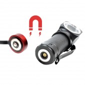LANTERNA FRONTALA PNI ADVENTURE F75, LED 6W, 600 LM, CU ACUMULATOR SI INCARCATOR MAGNETIC, SUPORT PENTRU CAP