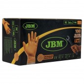 MANUSI DIN NITRIL DE CULOARE ORANGE 7.0 MIL TEXTURA DE DIAMANT M (100 BUCATI) JBM