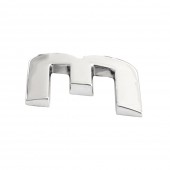 ORNAMENT AUTO 3D. CIFRA 3. 26 MM. CROMAT