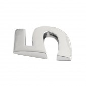 ORNAMENT AUTO 3D. CIFRA 5. 26 MM. CROMAT