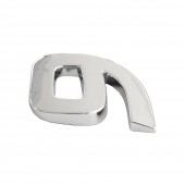 ORNAMENT AUTO 3D. CIFRA 9. 26 MM. CROMAT