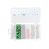 PUNGA CU 50u. CAPACE VERZI DIN PLASTIC PENTRU VENTIL JBM