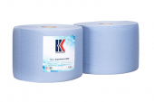 ROLA HARTIE PORTIONATA ALBASTRA 2 STRATURI 22 X 36 CM X 500 FOI (SET 2 ROLE)
