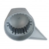 SET 10 BUCATI CAPAC PLASTIC PENTRU PREZON ROATA CU INDICATOR 32 MM GRI 41 MM