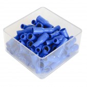 SET 100 MANSOANE ELECTRICE IZOLATE TOTAL ALBASTRE CILINDRIC 5MM