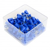 SET 100 PAPUCI ELECTRICI TERMINALI TIP FURCA IZOLATI 3.2MM