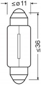 SET 2 BECURI 12V C5W ORIGINAL BLISTER OSRAM