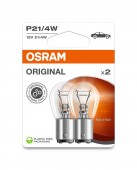 SET 2 BECURI 12V P21/4W ORIGINAL BLISTER OSRAM