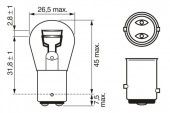 SET 2 BECURI 12V P21/5W 5W / 21W PURE LIGHT (blister) BOSCH