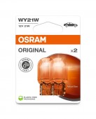 SET 2 BECURI 12V WY21W ORIGINAL BLISTER OSRAM