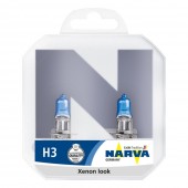 SET 2 BECURI FAR H3 55W 12V RANGE POWER WHITE NARVA