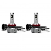 SET 2 BECURI NIGHT BREAKER LED SMART H11 +330% BLISTER OMOLOGARE RAR