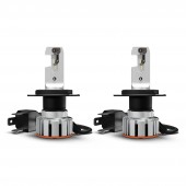 SET 2 BECURI NIGHT BREAKER LED START H4 +230% BLISTER OMOLOGARE RAR