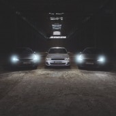 SET 2 FARURI LED PENTRU VW GOLF VII (2012-2016) ROSU LEDriving XENON / POZITIE HALOGEN LEDHL104-GTI OSRAM