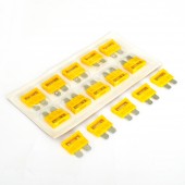 SET 5 BLISTERE SIGURANTE FUZIBILE GALBENE 20A SET DE 10 BUC