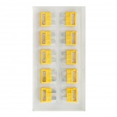 SET 5 BLISTERE SIGURANTE FUZIBILE GALBENE 20A SET DE 10 BUC