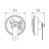 SET CLAXOANE ELECTROMAGNETICE, TIP DISC, 24V 3A+3A TON INALT & JOS