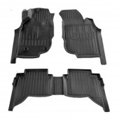 SET COVORASE AUTO CAUCIUC UMBRELLA PENTRU TOYOTA HILUX VII (CREW CAB) (20042015)
