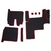 SET COVORASE PIELE ECOLOGICA TRUCK UMBRELLA PENTRU MAN TGX EURO 5. NEGRU