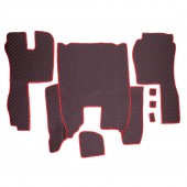 SET COVORASE PIELE ECOLOGICA TRUCK UMBRELLA PENTRU SCANIA SERIA R 2005-2013 MANUAL. NEGRU