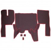 SET COVORASE PIELE ECOLOGICA TRUCK UMBRELLA PENTRU VOLVO EURO 6 AUTOMAT. NEGRU