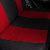 SET HUSE SCAUN NERO ROSU