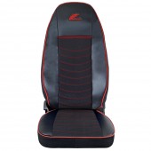 SET HUSE SCAUN TRUCK UMBRELLA PENTRU SCANIA SERIA R 2006-2020 PIELE ECOLOGICA NEAGRA + VELVET NEGRU