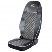 SET HUSE SCAUN TRUCK UMBRELLA PENTRU VOLVO EURO 5 PIELE ECOLOGICA NEAGRA