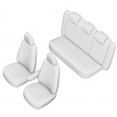 SET HUSE SCAUN UMBRELLA PENTRU SKODA SUPERB 2015- (BANCHETA FRACTIONATA) CU TETIERE SPATE IN FORMA DE L