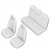 SET HUSE SCAUN UMBRELLA PENTRU SUZUKI SX 4 2007-2013 (BANCHETA FRACTIONATA) CU TETIERE SPATE IN FORMA DE L