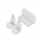SET HUSE SCAUN UMBRELLA PENTRU VW PASSAT 2011-2015 (BANCHETA FRACTIONATA) CU TETIERELE SPATE IN FORMA DE L